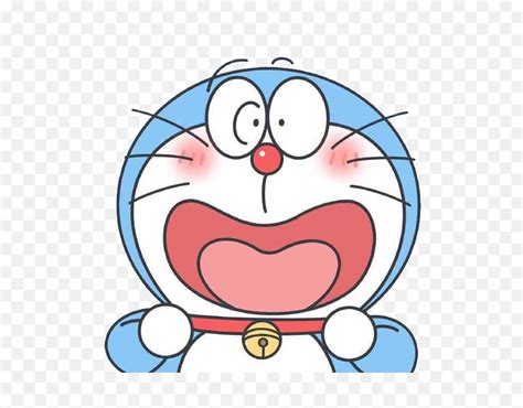 Anime Doraemon Greatly Frightened Png Emojianime Free Transparent