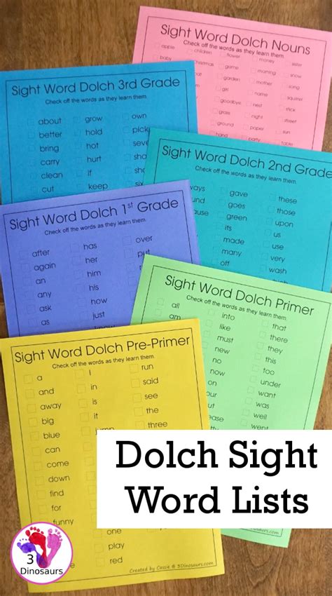 Third Grade Dolch Sight Words Bmp Get 11248 Hot Sex Picture