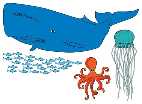 How To Draw Sea Life Animals / How to Draw Sea Creatures by Amy's