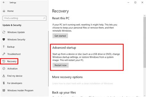 How To Access Advanced Startup Options In Windows 108