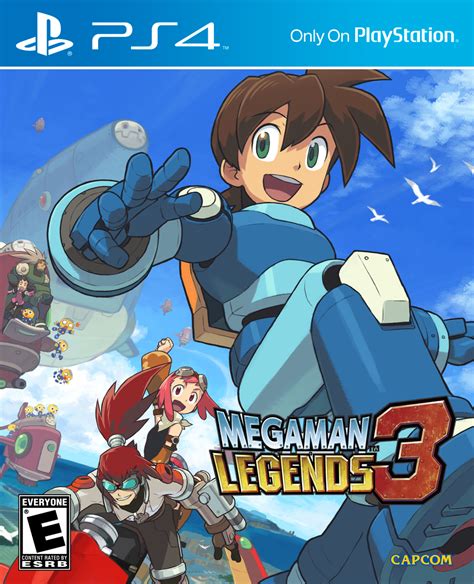 Mega Man Legends 3 Ps4 Front Cover By Creativeanthony On
