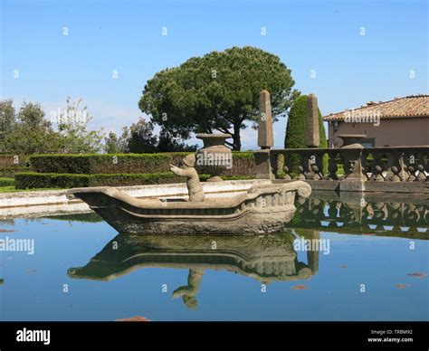 A Landmark In Garden History Villa Lante Features Beautiful Pools
