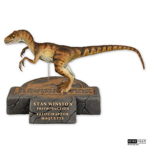 Jurassic Park Velociraptor Production Used Maquette