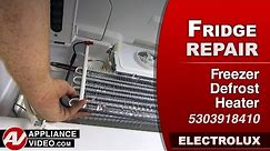 Electrolux & Frigidare Refrigerator – Frost in Freezer not cooling – Freezer Defrost Heater
