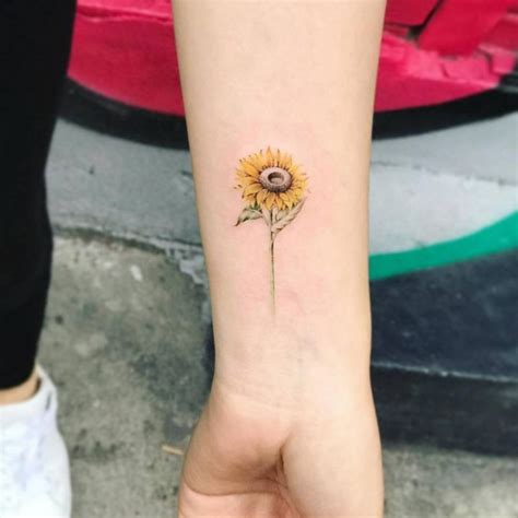 Sunflower Tattoo Ideas For The Summer Of 2021