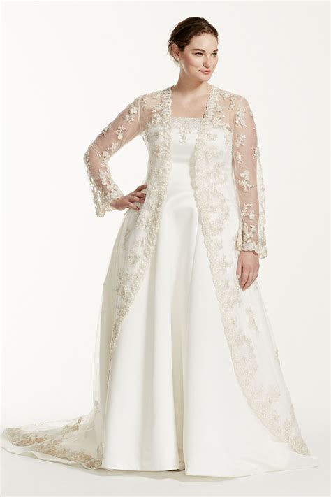 Wedding Dress With Lace Jacket The Perfect Combination For