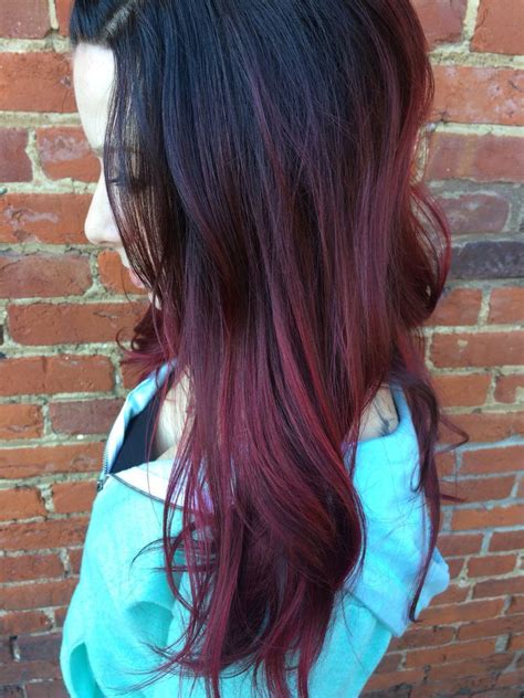 Red Ombre Hair Hair Color Balayage Ombre Hair