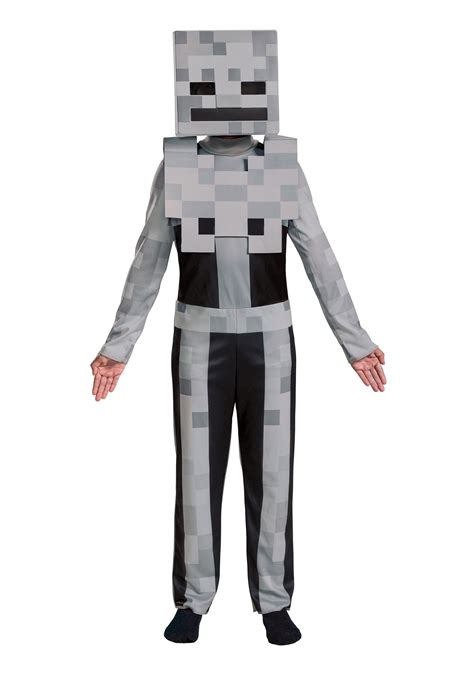 Kids Minecraft Classic Skeleton Costume