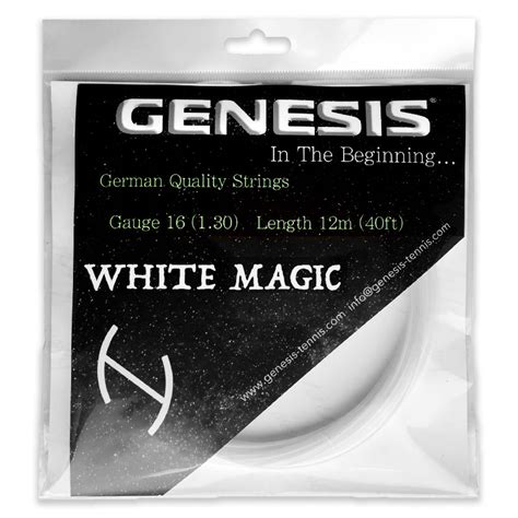 Genesis White Magic String 12m Packet Stringers World