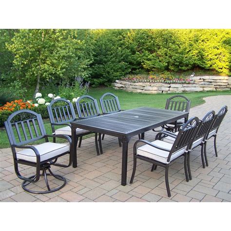 Find the savings you are looking for here. Oakland Living Rochester 9-Piece Patio Dining Set with 2 ...