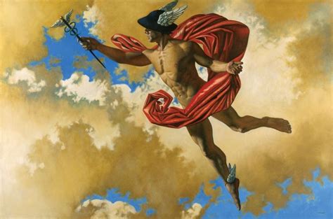 John Woodrow Kelley Mercury Mythology Paintings Greek And Roman