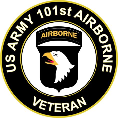 Us Army Veteran 101st Airborne Division Sticker Decal