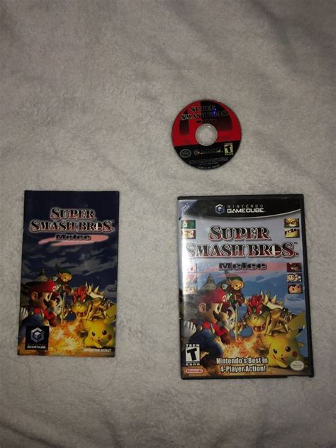 Super Smash Bros Melee Nintendo Gamecube 2001 Complete Super