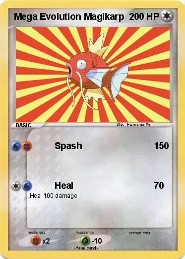 Pokémon Mega Evolution Magikarp Spash My Pokemon Card