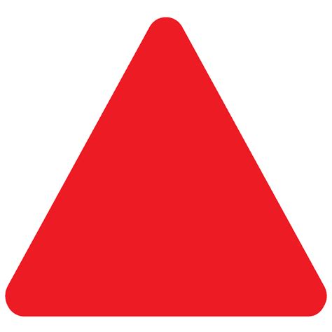 Red Triangle Pointed Up Emoji Clipart Free Download Transparent Png