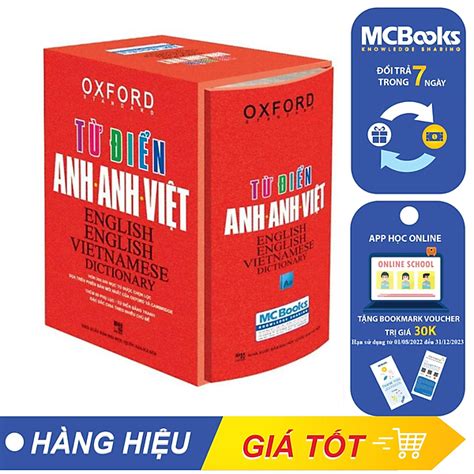 Mua Sách Từ điển Oxford Anh Việtbìa Cứng Xanh