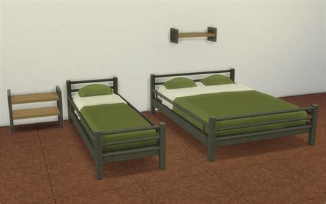 Hipster Loft Pt2 Sims 4 Loft Bed Frame Bed