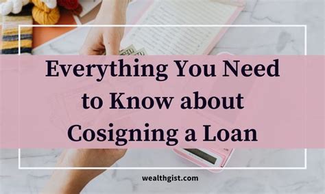 Cosigning A Loan Everything You Need To Know Loan Home Loans Need