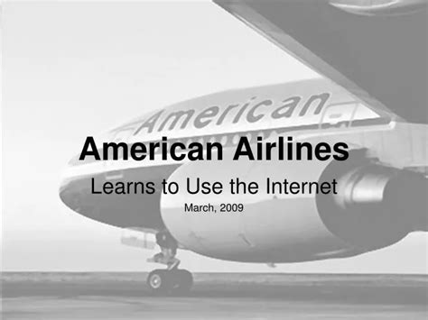 Ppt American Airlines Powerpoint Presentation Free Download Id5562132