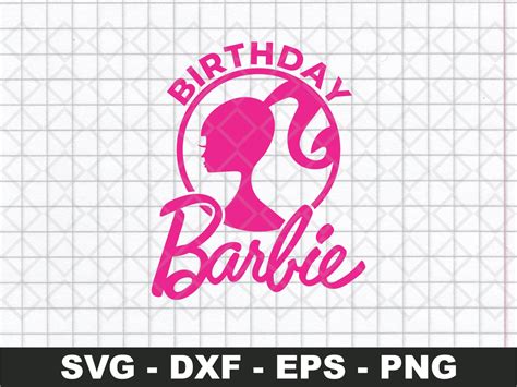 Birthday Barbie Shirt Design SVG Vector PNG Vectorency