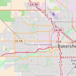 View Bakersfield Map With Zip Codes