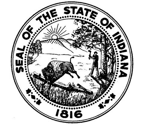 Indiana State Seal Vector At Getdrawings Free Download