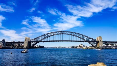 Harbour Bridge W Sydney Australia Most łukowy
