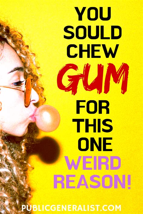 Can Chewing Gum Make You Smarter Public Generalist Self Motivation