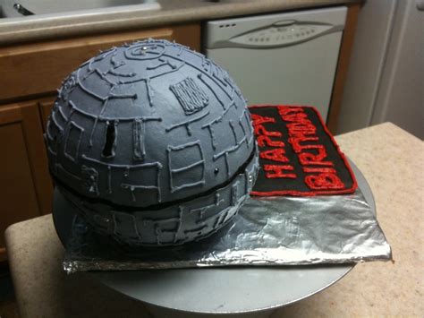 Here we provide ideas and examples of anniversary cake design that you are looking for. Death Star Birthday Cake - CakeCentral.com
