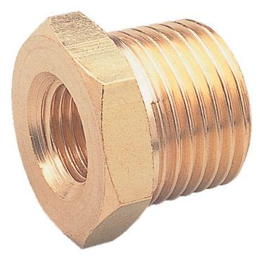 管材プロドットコム｜アソー NB-1042 黄銅製 ブッシング: 継手類｜プロの為の管材通販