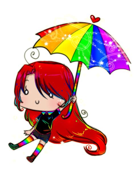 Little Rainbow Girl By Oomizukyoo On Deviantart