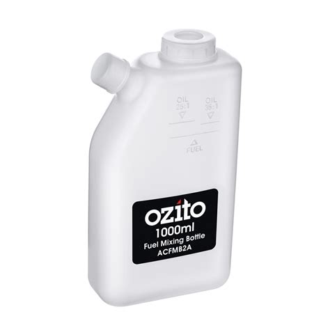 *1l oil petrol fuel mixing bottle tank 2 stroke for chainsaw trimmers 1:25 50:1. Ozito 1L 2 Stroke Fuel Mixing Bottle I/N 3400172 ...