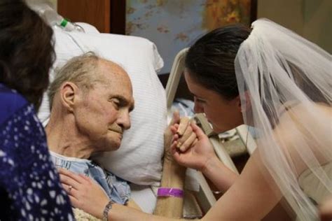 Angel Gives Dying Father Special Wedding Moment Houston Chronicle