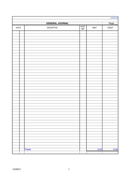 16 4 Column Accounting Worksheet