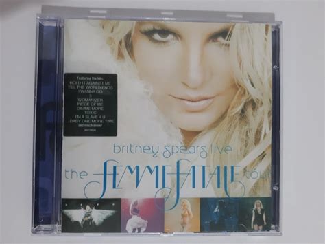 Cd Britney Spears Femme Fatale Tour Mercado Livre