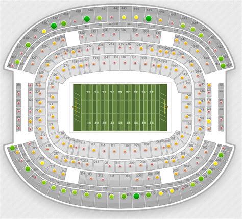 Ravens Stadium Seating Chart Interactive Map