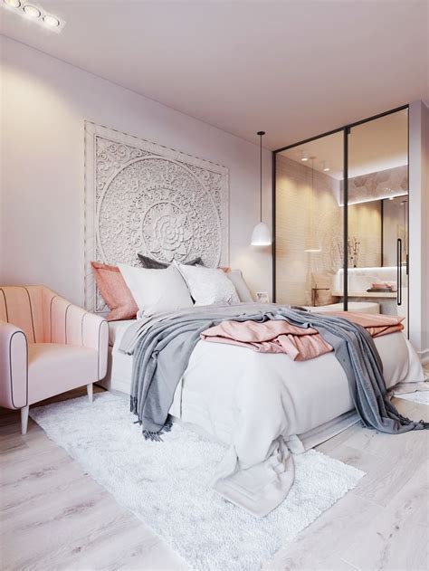 Our wood white gray bedroom, been nine months since bought house why always forget care our bedroom move new place few weeks ago finally put little paint just one wall has made biggest difference. Pink & White on Behance | Home bedroom, Home decor ...