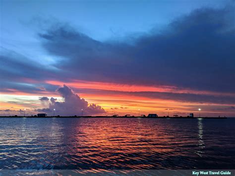 Photo Of The Day A Most Colorful Sunset Over Key West Harbor Key