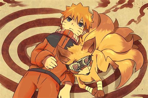Naruto Kurama Dog Baby Kurama And Naruto Hd Wallpaper Pxfuel