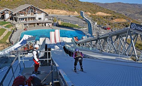 The utah olympic park in park city utah was built in 2002 for the utah olympic games. Sports/Entertainment Best Project - Ski Jumps at Utah ...