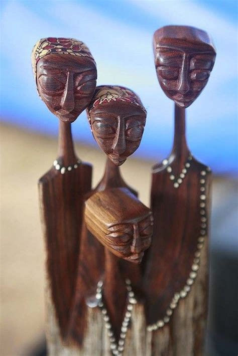 Wood Carvings In Mozambique South Africa Art Africa Art Wood Art