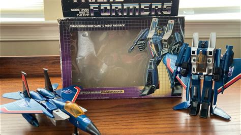 Transformers G1 Thundercracker Review 1984 Decepticon Seeker Jet