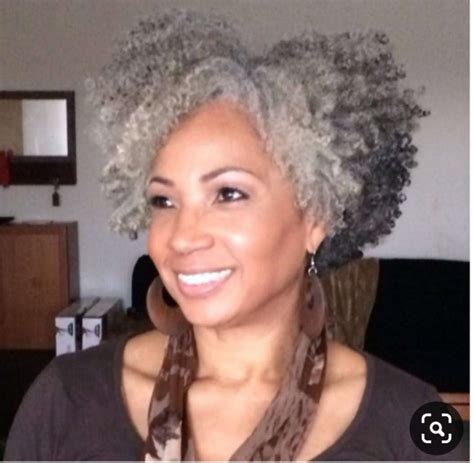Real Natural Grey Kinky Curly Women Hair Topper Silver Grey Afro Human