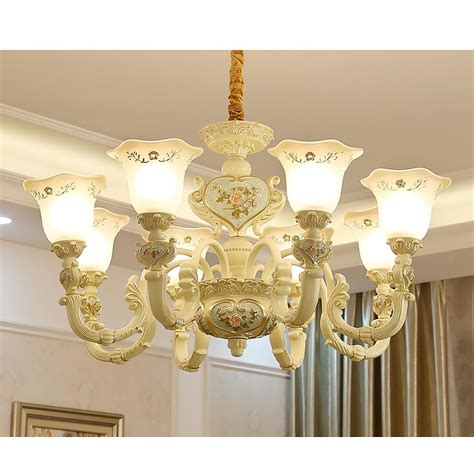 Glass Flower Bell Replacement Shades For Chandelier Wall Lamp Ceiling