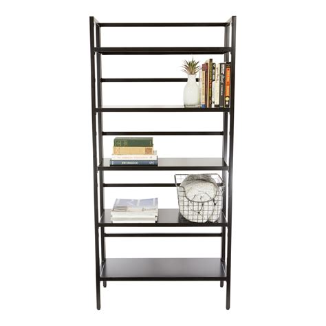 Black Bookshelf | Bookshelves, Black bookshelf, Adjustable ...