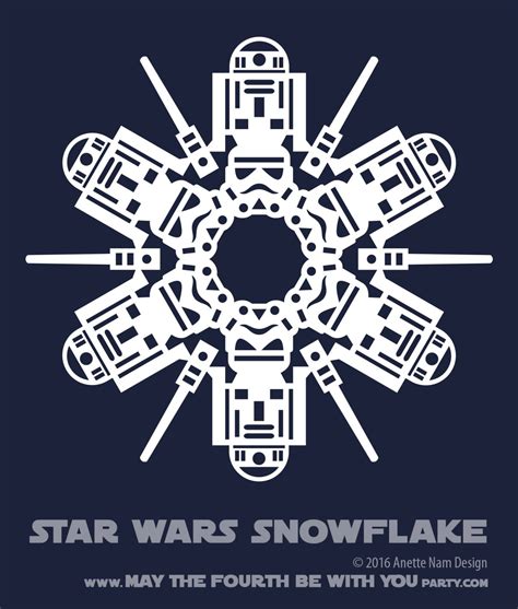Downloadable Star Wars Snowflakes We Add New Star Wars Crafts To