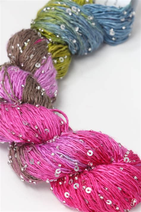 Artyarns Beaded Silk And Sequins Light 1028 West Fabulous Yarn