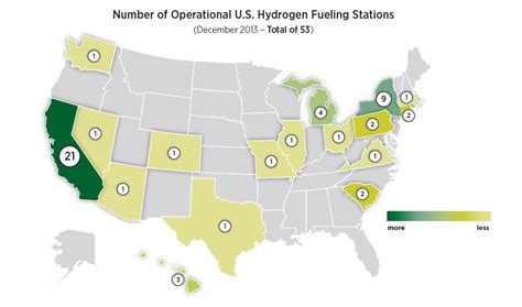 Hydrogen Gas Station Map