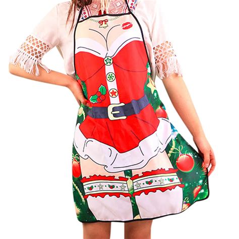 new qualified 60 72cm novelty cooking kitchen apron funny bbq christmas t funny sexy party