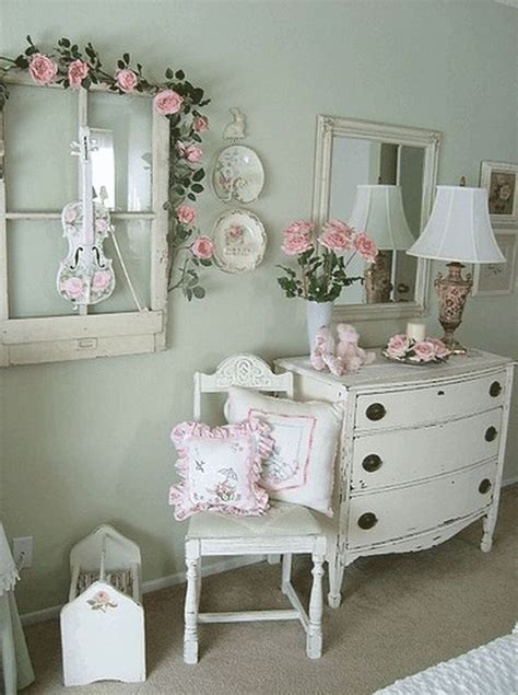 Mint distressed corner cabinet made with two old doors makes a great accent for creating a great shabby chic bedroom can help a lot because it makes it easy to bring in front a romantic, yet visually appealing bedroom. Cool 47 Modern Shabby Chic Bedroom Ideas. | Shabby chic ...